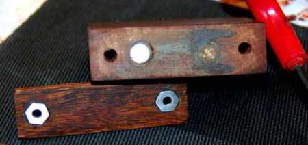 Jerry M. Honeycutt with rare earth magnets